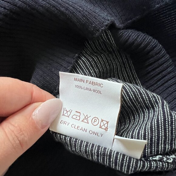 NWOT Giuliva Heritage Domitilla Striped Wool Turtleneck Sweater - Picture 7 of 7